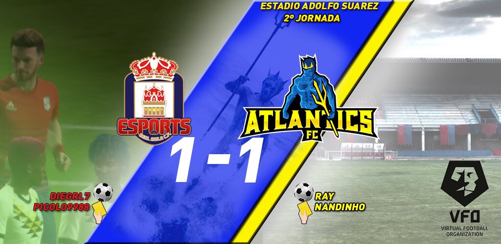 AtlanticsFC's tweet photo. Segunda jornada de liga y conseguimos un empate que nos sabe a poco... pero seguiremos luchando por esos 3 puntos que demomento se nos resisten. #GoAtlantics⚽️👏🏻
Desearle suerte al rival y nos vemos ala vuelta chicos!! @RAvilaXBOX https://t.co/QKzmyWS0iF
