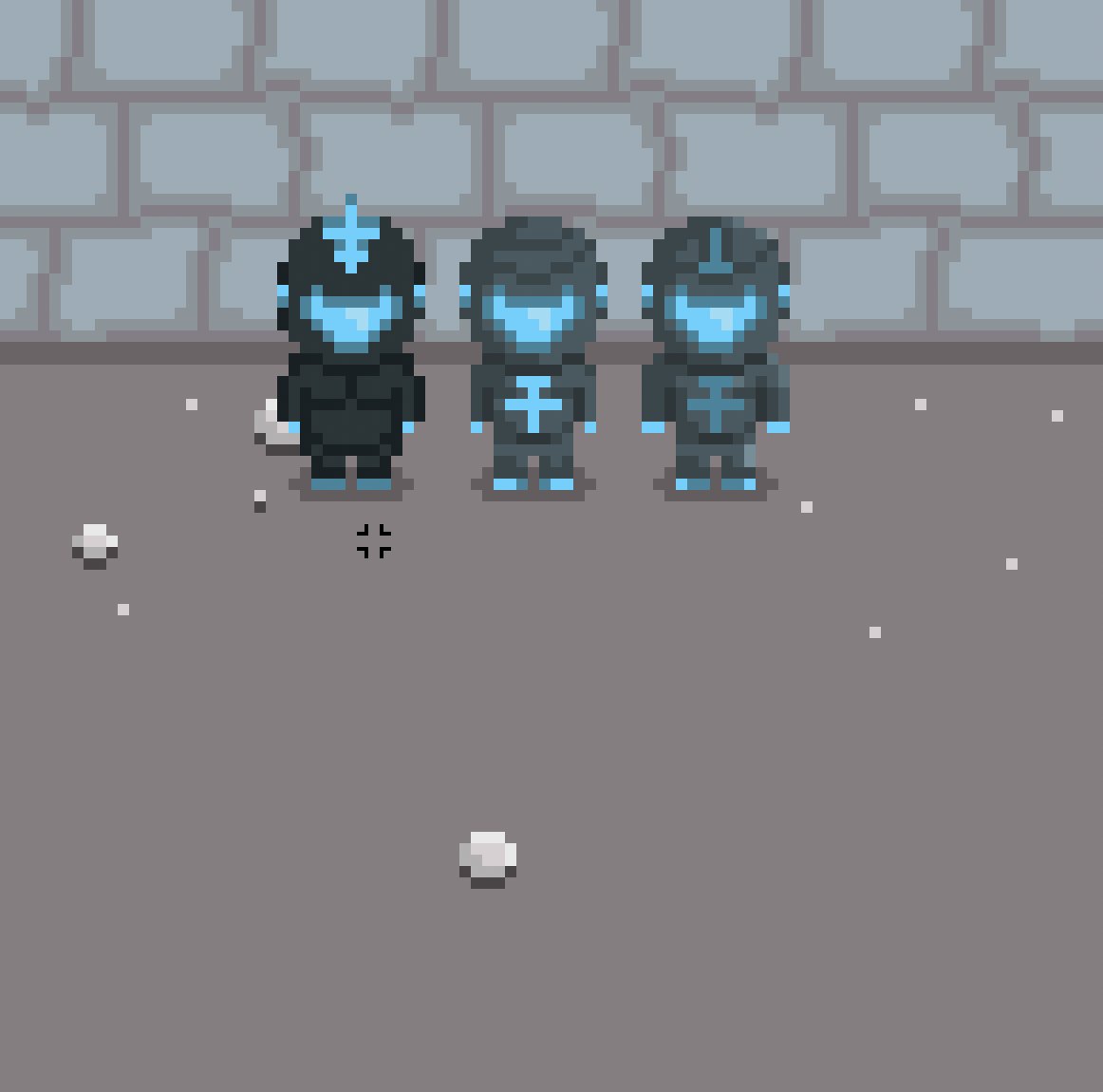 TheStepJohn's tweet image. Starting on a new mini game! Here are my iterations of space armor and some basic tiles. #gamedev #pixelart #IndieGameDev