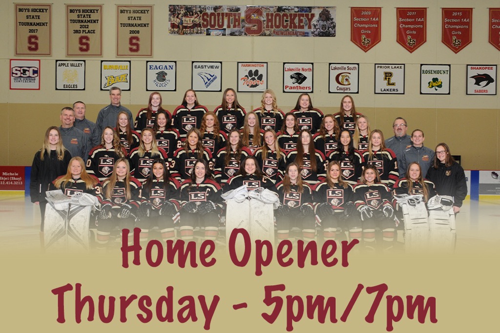 southgirlspuck's tweet photo. REMINDER!!! pop out tomorrow at the girls big home opener vs. Shakopee. 
@FollowThePuck2 
@SuperLshs https://t.co/f48SbVE4sh