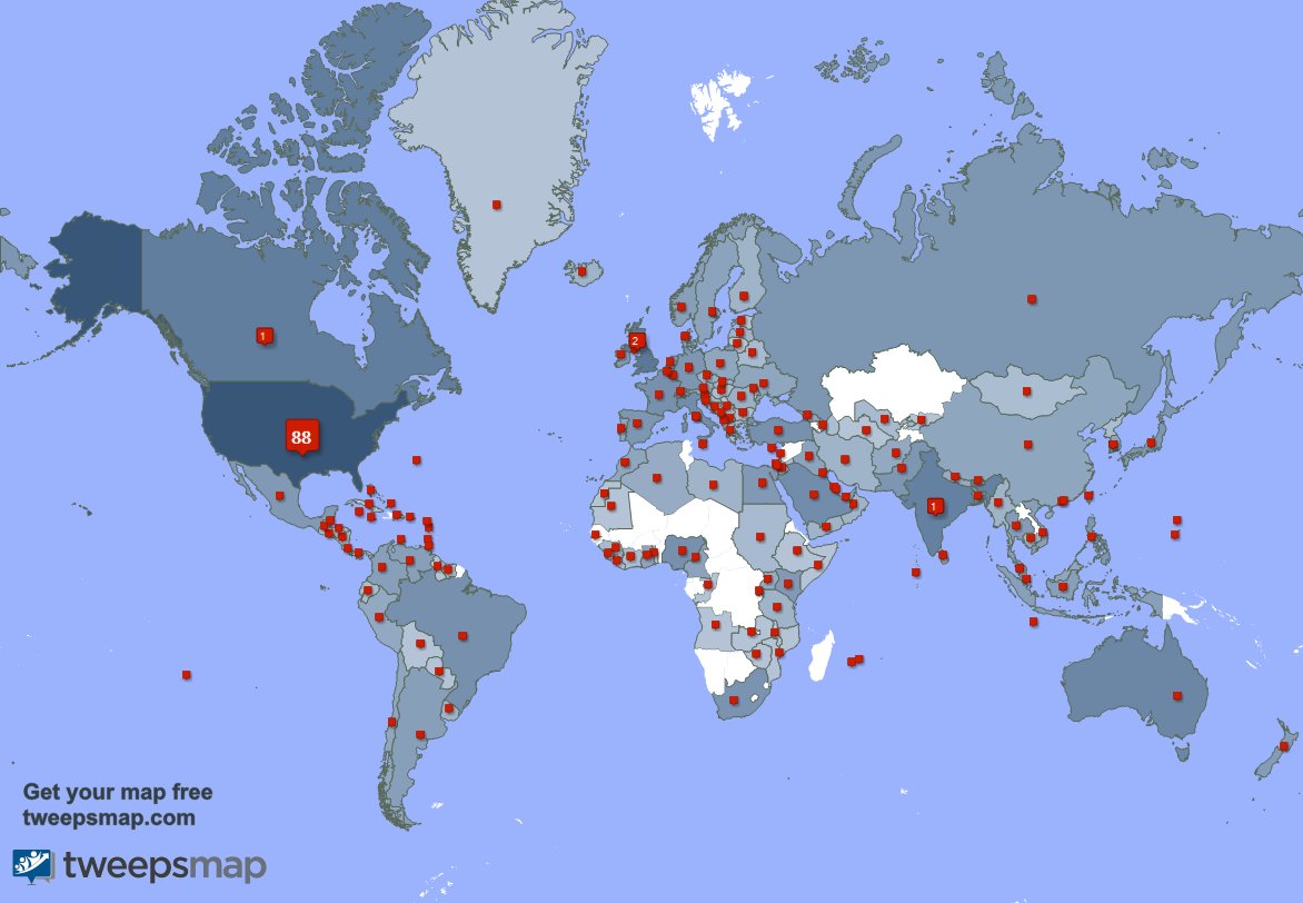 I have 64 new followers from India 🇮🇳, and more last week. See tweepsmap.com/!JohnWUSMC
