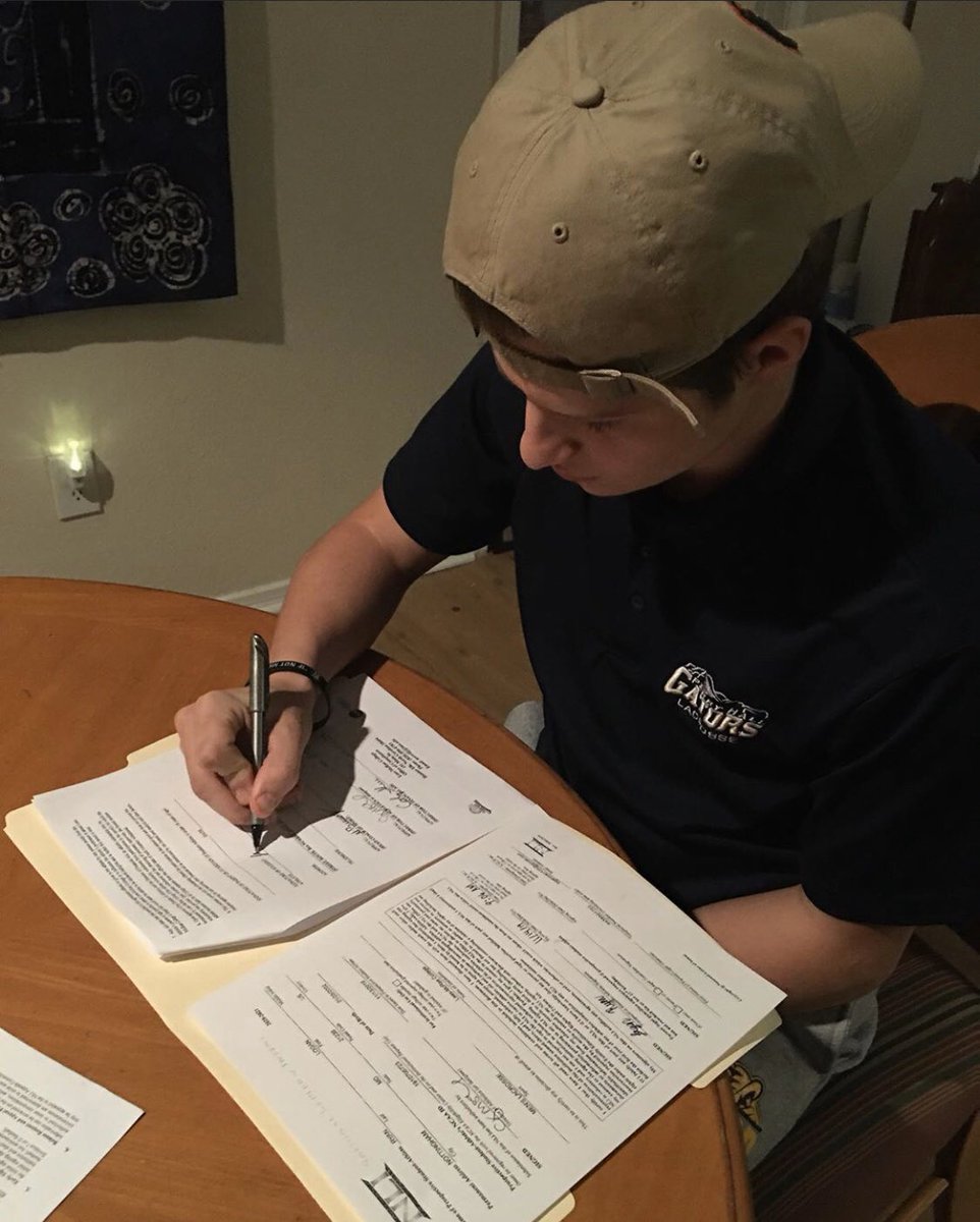 PHHSGatorsLax's tweet photo. Congrats to Sr. Logan Ryan as he made it official today on #NLISigningDay. We look forward to celebrating him and the rest of our seniors soon. https://t.co/aW5MeajqZI