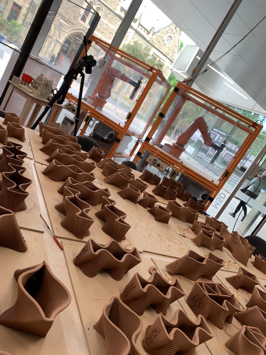 Terracotta and #designrobotics at @unimelb what a great makerspace for students to access #3dmed19