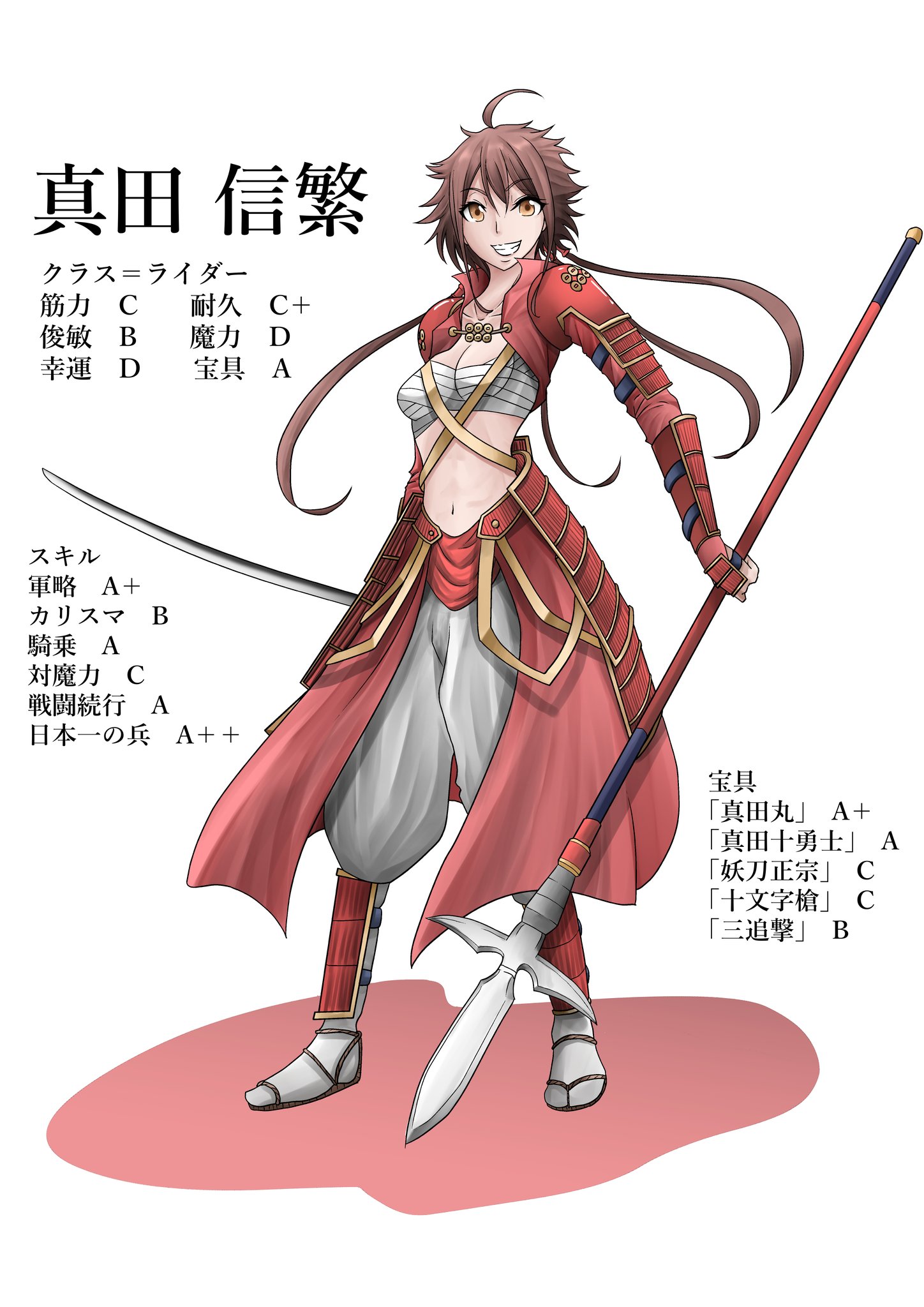 空 歩 ソラ アユム Fgoに私の好きな武将 真田信繁 が実装していないので自分で描きました笑 Fgoの運営様 お願いいたします 真田信繁を実装してください Fgo Fategrandorder Fgo好きと繋がりたい 真田幸村 真田信繁 イラスト好きさんと繋がり
