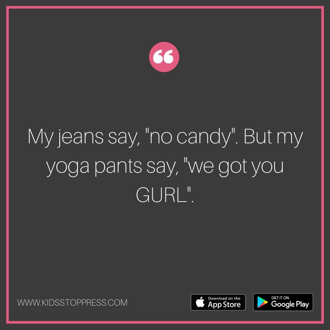 Kidsstoppress's tweet photo. Are you struggling with this as well? So jeans or yoga pants? Leave your answers in the comments below! 
#kspmorninghumour #kspdoseoflaughter  #parentingmemes #parenting101 https://t.co/62QeQGu8Ov