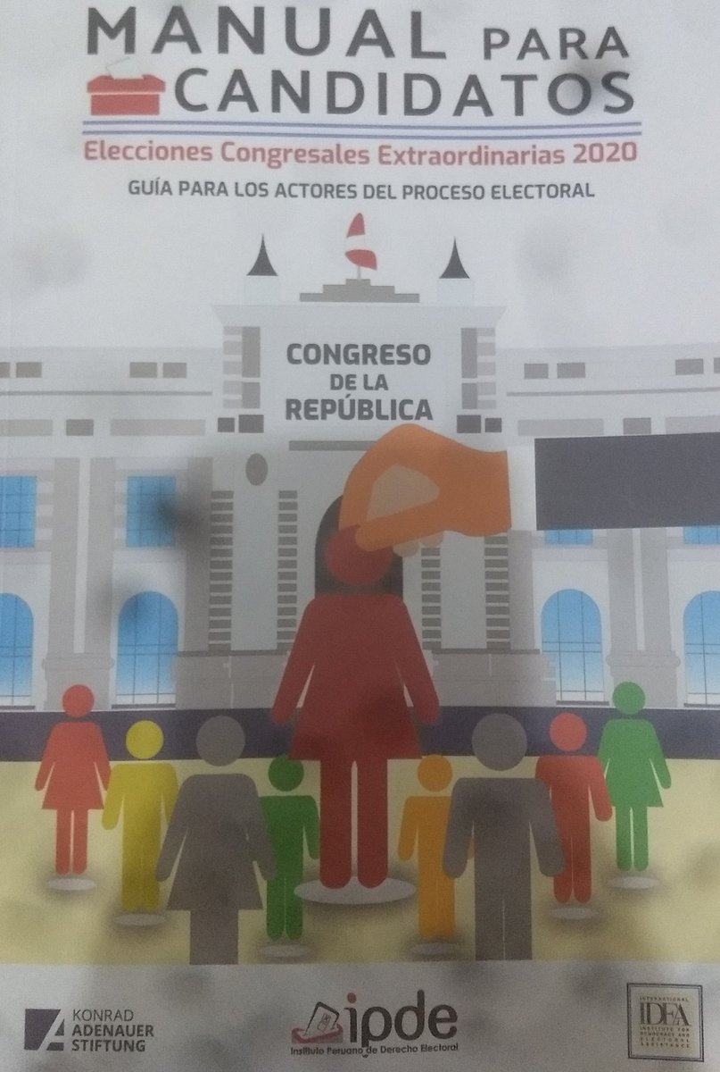 ipd_electoral's tweet photo. IPDE, @kasenperu e @IDEA_int_Peru invitan a la Presentación del 📖 Manual para Candidatos: ECE 2020, viernes 15 Nov.

✍️ Inscripciones en 👉 https://t.co/KgUu8BFb0u
🎥 Transmisión en vivo vía https://t.co/qkJb7OZfd8

📚¿Quieres un ejemplar del Manual? Escribe a ➡️ kasperu@kas.de https://t.co/X7vqYI0nw5