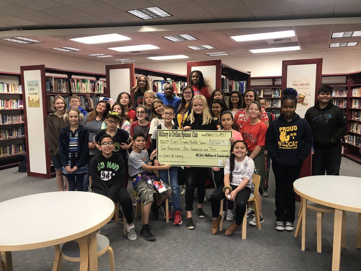 FIMS_Wildcats's tweet photo. Congratulations to our awesome librarian Mrs. Amber Faloona for receiving a grant to purchase new, up to date library books for our #FIMSWILDCATS readers! Awesome job #Faloona #thesilvervalleyway #books #grant @NTC_UPDATE @MCLB_Barstow @MrY_SVUSD @jnajera_SVUSD @mlacey_SVUSD https://t.co/CPIF6zE5IW
