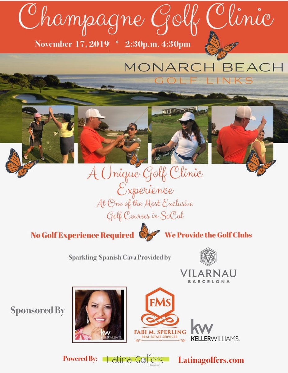 OCHCC Discount Monarch Beach Champagne Golf Clinic for Newbies - mailchi.mp/ec51cb82ac9c/n…
Join the Latina Golfers Association for a unique golf clinic to take place on hole #1 of the luxurious Monarch Beach Golf Links!