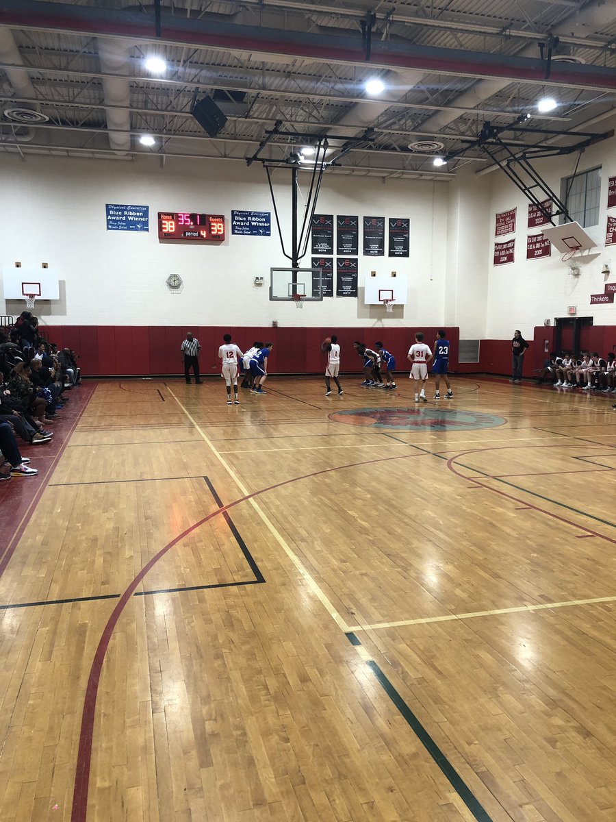 Rivalry game between Julian and Brooks this evening. Great basketball game and sportsmanship displayed by both 8th grade teams. Congrats to Julian on a 41-39 victory. #oakpark97 #julianworks