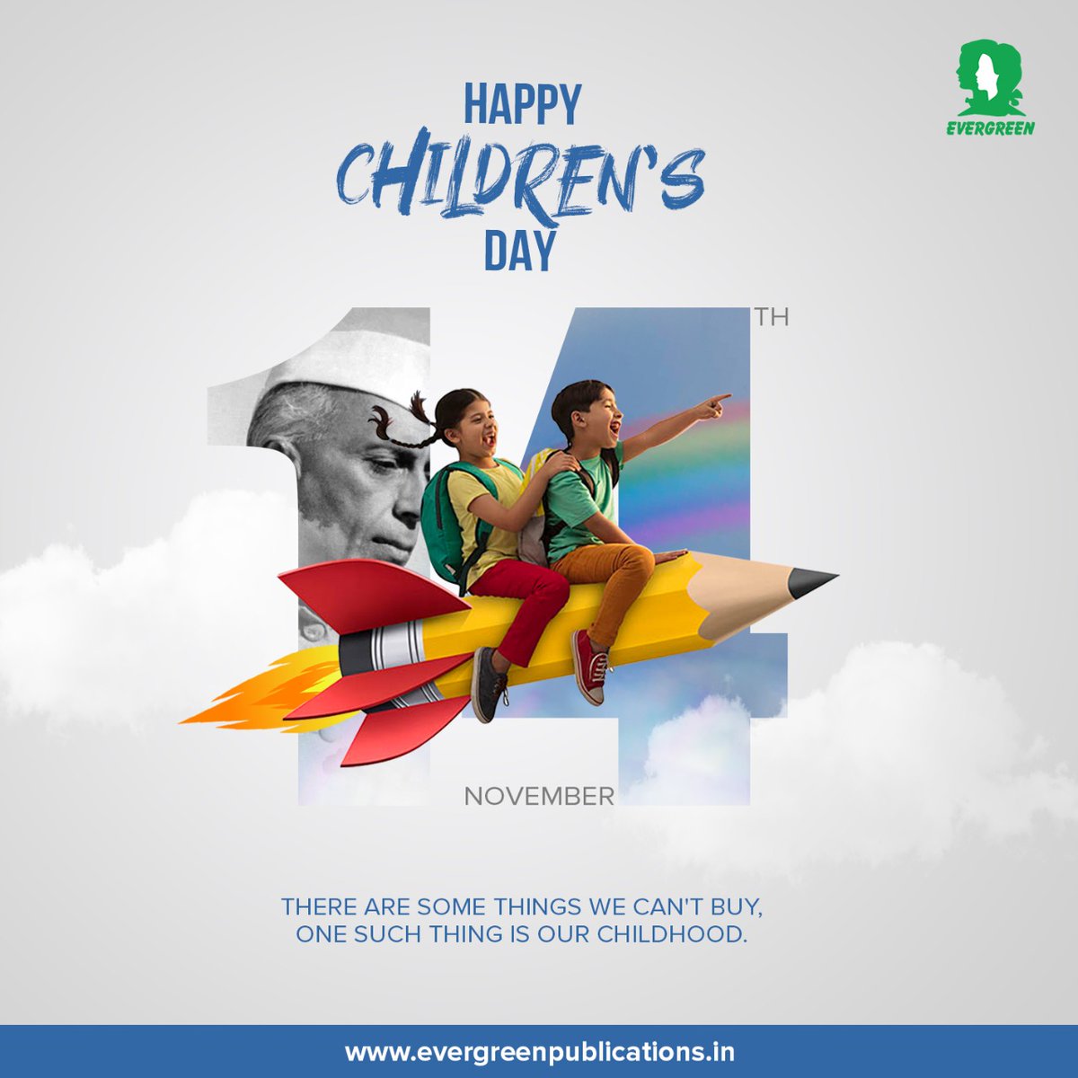 eEvergreenIndia's tweet photo. #JawaharlalNehru #ChildrensDay2019 #HappyChildrensDay #बाल_दिवस #ChachaNehru #EvergreenPost #evergreenpublications
For online order of books visit: https://t.co/qzy9IHwxiq https://t.co/l5MvoIYpP0