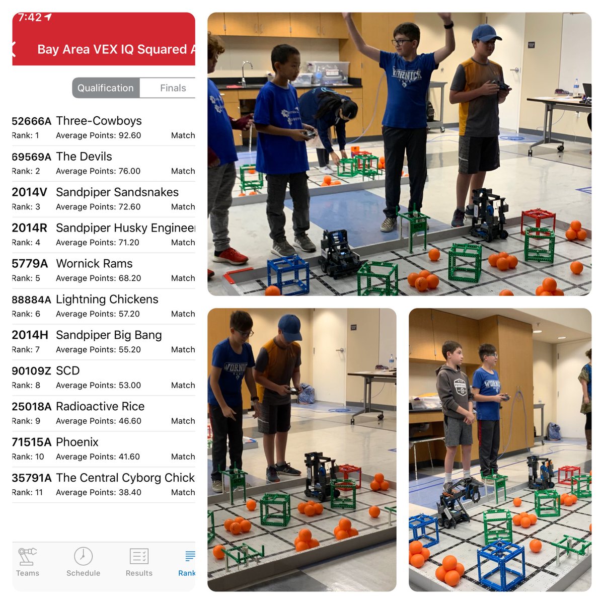 WornickMakes's tweet photo. Well done Wornick Rams! #VexIQ #Robotics @wornickjds https://t.co/gqpWNTyNp6