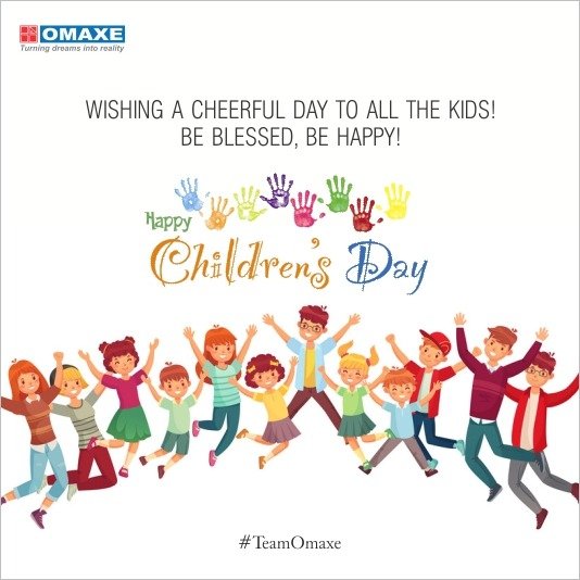 Happy Children's Day! Bring out the child in you and create sweet memories!
#Omaxe #OmaxeLtd #OmaxeLimited #happychildrensday2019