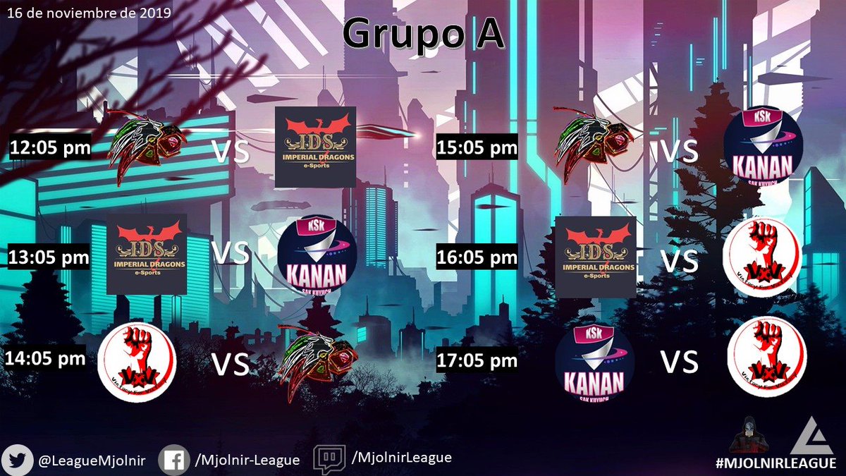 LeagueMjolnir's tweet photo. Grupos y horarios actualizados 
#SomosMjolnir https://t.co/OmnaT0cqGw