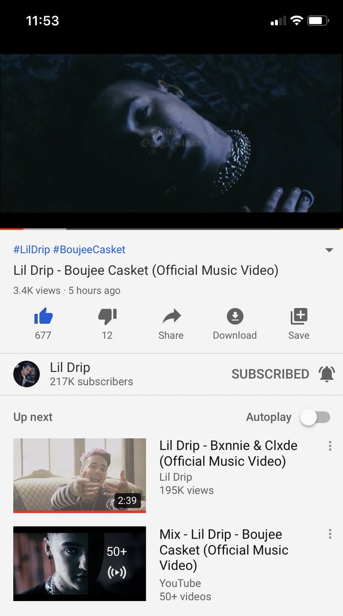 xomckinzie's tweet photo. I’m telling y’all I have Ever been so proud of this guy , he’s creative and amazing, y’all go check out “boujee casket “ by lil drip 🖤( @Its_Ricco_tho } #lildrip #lastfam #YouTube #music https://t.co/9nQNo48pam