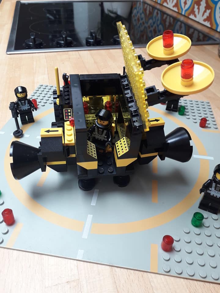 BlacktronSF's tweet photo. Commander Pot's Blacktron-ized Type 6927 ATV. Everything is better in Blacktron.
#LEGO #blacktron 
@BlacktronSF https://t.co/FPlzgn1Ouw