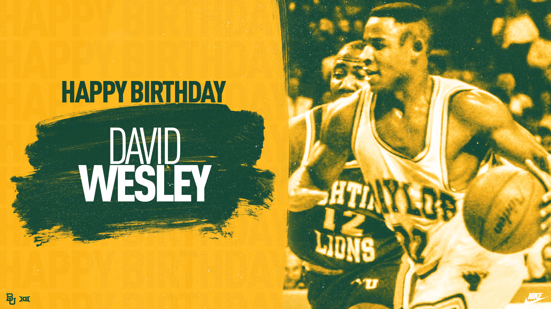  Wishing a Happy Birthday to David Wesley! 