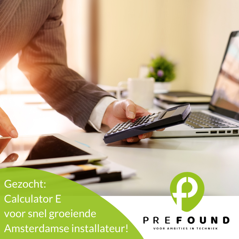 PrefoundBV's tweet image. Ben jij opzoek naar een nieuwe functie als Calculator? Voor onze klant uit Amsterdam zoeken wij een zelfstandig rekenwonder met een brede kennis in de installatietechniek. Iets voor jou? Solliciteer dan nu! #Amsterdam #werkenindetechniek #calculator

prefound.nl/vacatures/vaca…