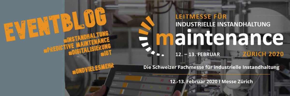 𝗗𝗲𝗿 𝗺𝗮𝗶𝗻𝘁𝗲𝗻𝗮𝗻𝗰𝗲 𝗦𝗰𝗵𝘄𝗲𝗶𝘇 𝗘𝘃𝗲𝗻𝘁𝗯𝗹𝗼𝗴 𝗶𝘀𝘁 𝗼𝗻𝗹𝗶𝗻𝗲!
Am Puls der Branche berichtet unser Partner <a href="/Redaktion_TuW/">Technik und Wissen</a>  rund um die industrielle #Instandhaltung #predictivemaintenance #Digitalisierung #IoT und #undvielesmehr.

➡️technik-und-wissen.ch/detail/eventbl…