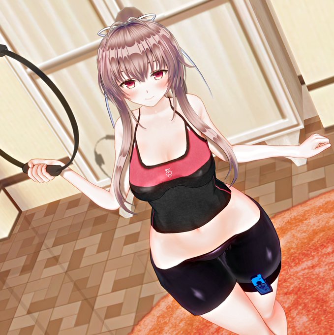 遊んでリングフィット時に乳首を弄られ 