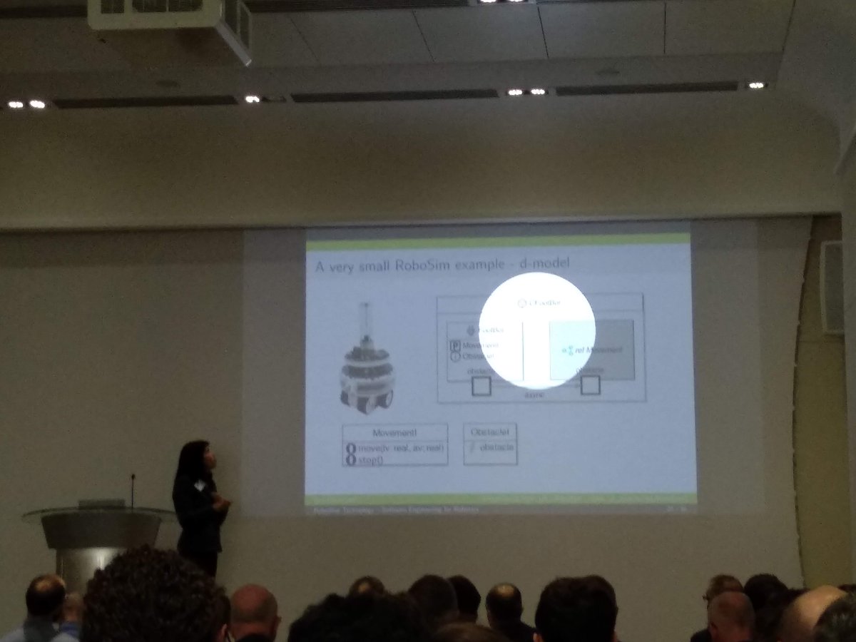 ralucalefticaru's tweet image. Second day of #RoboSoft and Ana Cavalcanti presenting a roboticist's toolbox for proof and simulation - #RoboStar technology #RoboCalc project