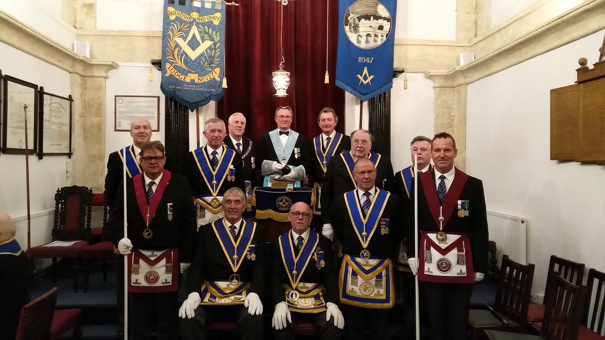 At the Installation of our new Master, W.Bro Tony Brinkworth it was fantastic to have such excellent support from our Assistant Provincial Grand Master Simon Leighfield and a full team of Provincial Officers