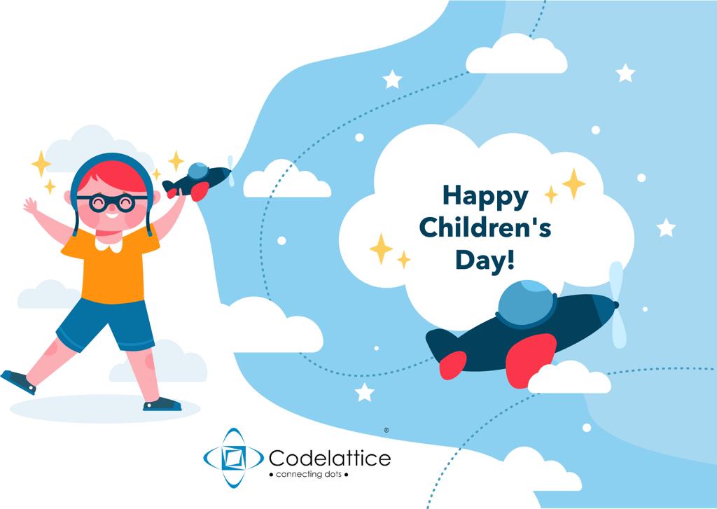 Codelattice's tweet image. 💫 Cherish the child in you.!✨ 

#happychildrensday #codelattice #hilite #businesspark #calicut #november