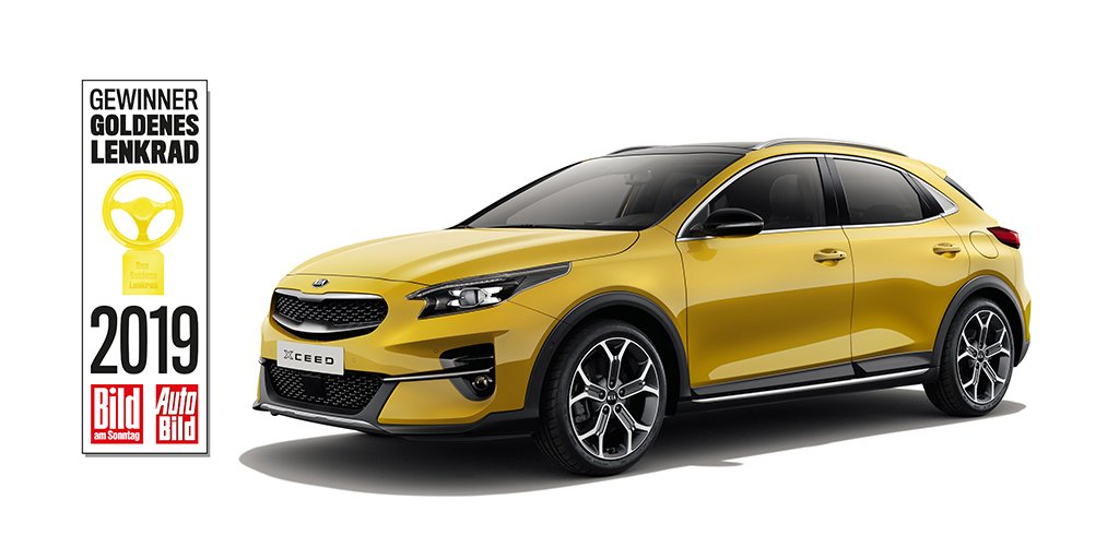 Some more silverware for above the fireplace 🤓 The Kia XCeed has won “Best car under €35,000” at the Golden Steering Wheel Awards.
