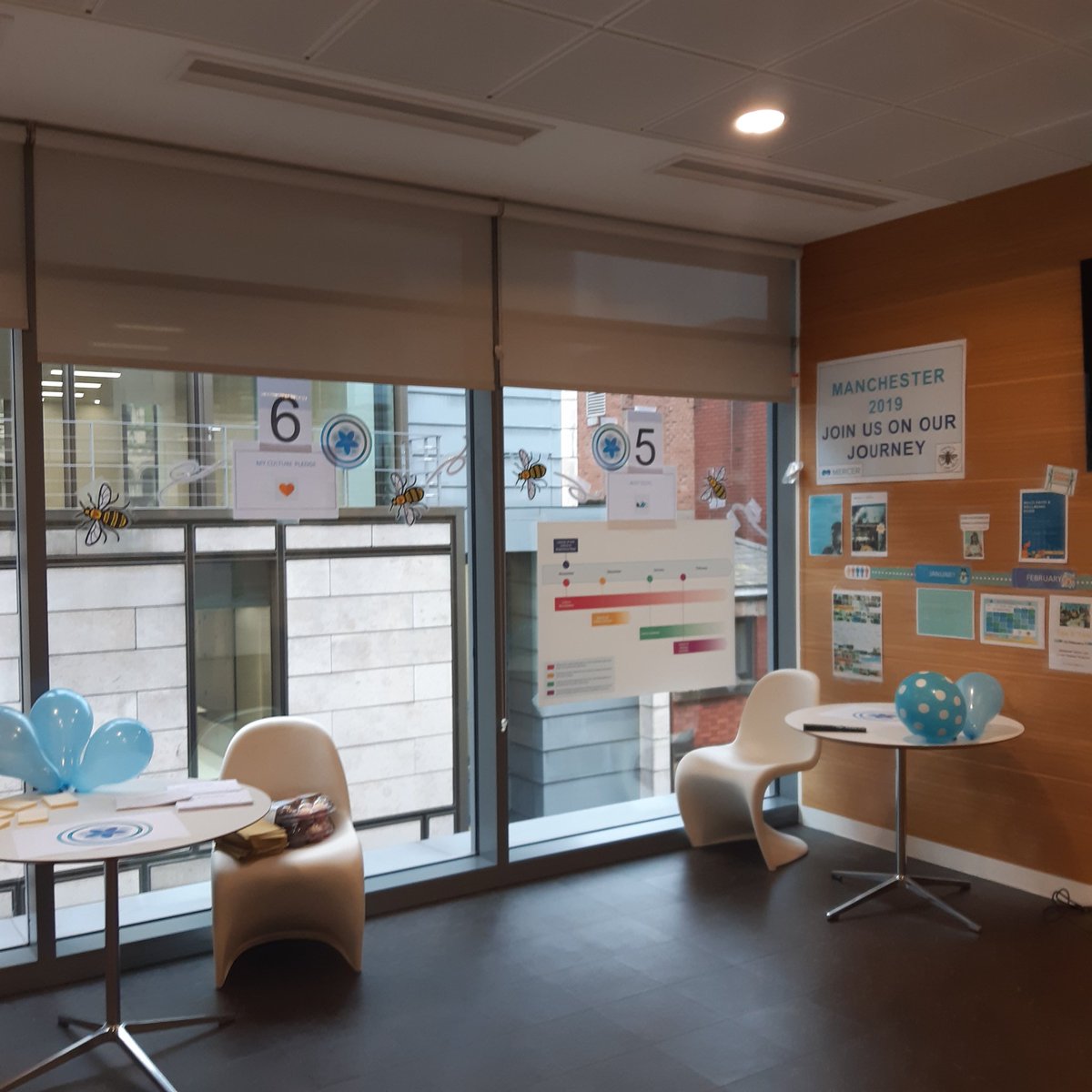 MrsA_McClellan's tweet photo. #mercerukculture #merceruk #marvellousmanchester are ready to go!!!! @lauramckim & @avene_louise are busy handing out invites....Amazing cakes on the way to the office.. eek https://t.co/Lq1TTteaku
