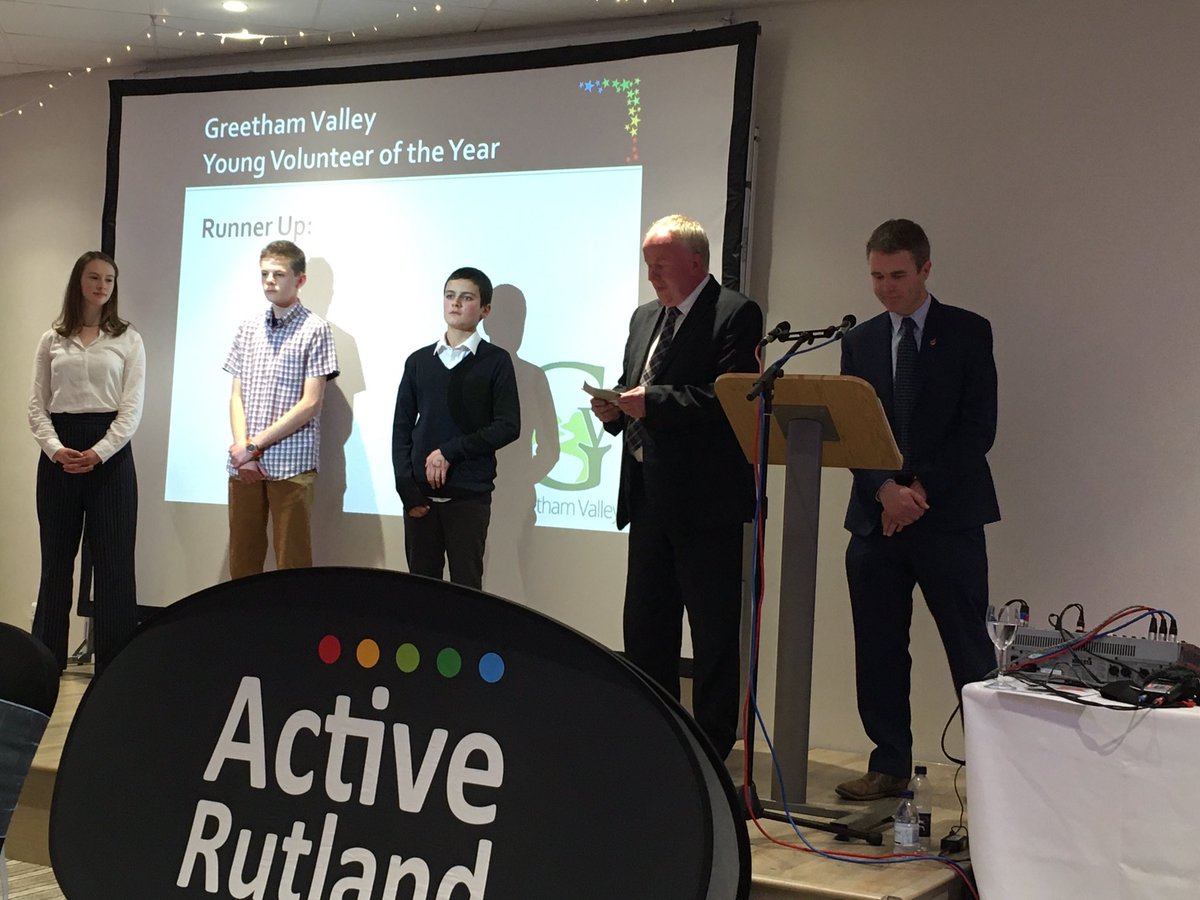 Fabulous celebration of sports and volunteering <a href="/ActiveRutland/">Living Well Active Rutland</a> sports award eve <a href="/GreethamValley/">Greetham Valley</a> . Congratulations to all winners and nominees. Huge thanks to all generous sponsors &amp; <a href="/rutlandcouncil/">Rutland County Council</a> <a href="/TarmacLtd/">Tarmac</a>