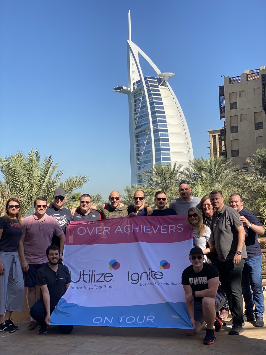 Utilize_PLC's tweet photo. Our Over Achievers group have just touched down in Dubai with a jam packed weekend ahead of them!
#OA2019 #Dubai #DNAForSuccess #TeamSpirit #TeamUtilize #TeamIgnite https://t.co/biPsPsBI6d