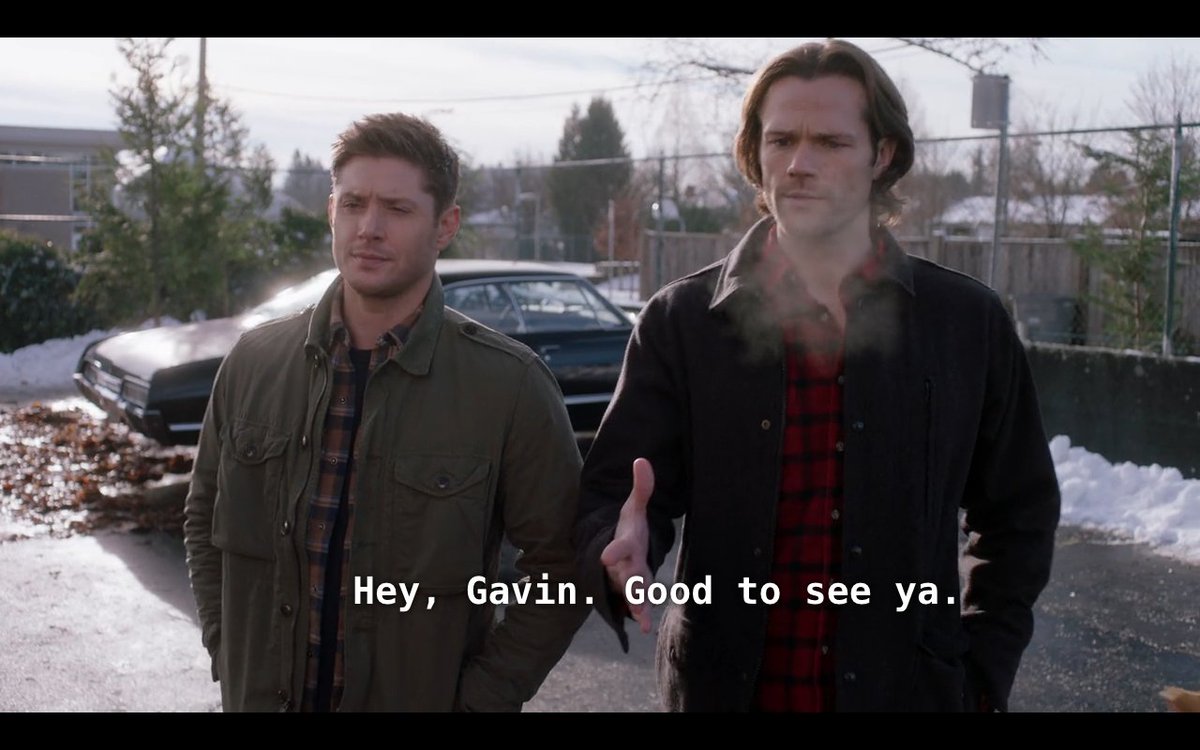 doing a vibe check on my own stupid self because somehow dean saying, "gav" really made me emo he's......., he's soft