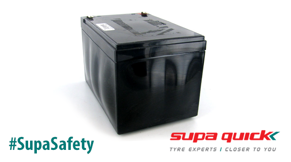 SupaQuickTyres's tweet photo. Guess what is wrong with this car battery and win a #SupaSafety prize. Enter by 29 November 2019 to show us that you take safety seriously. https://t.co/tEdbeYpKPC