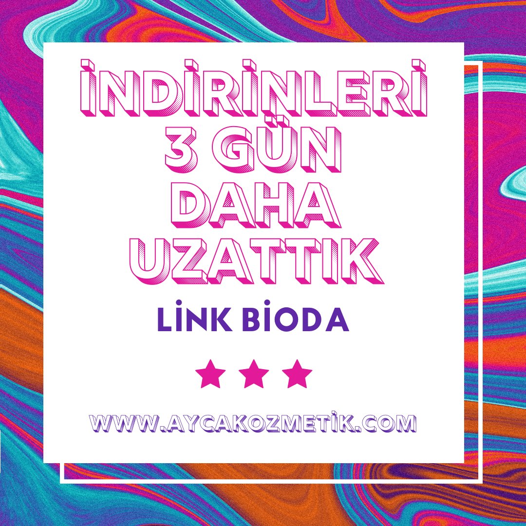 Kaçırdık diye üzülenler Süper ay indirimlerini 3 gün daha uzattık  hemen buff.ly/2UQISh6 a gel link bioda  #kozmetik #makyaj #aycakozmetik #parfüm #hediye #indirim #cosmetics #perfume #moda #giyim