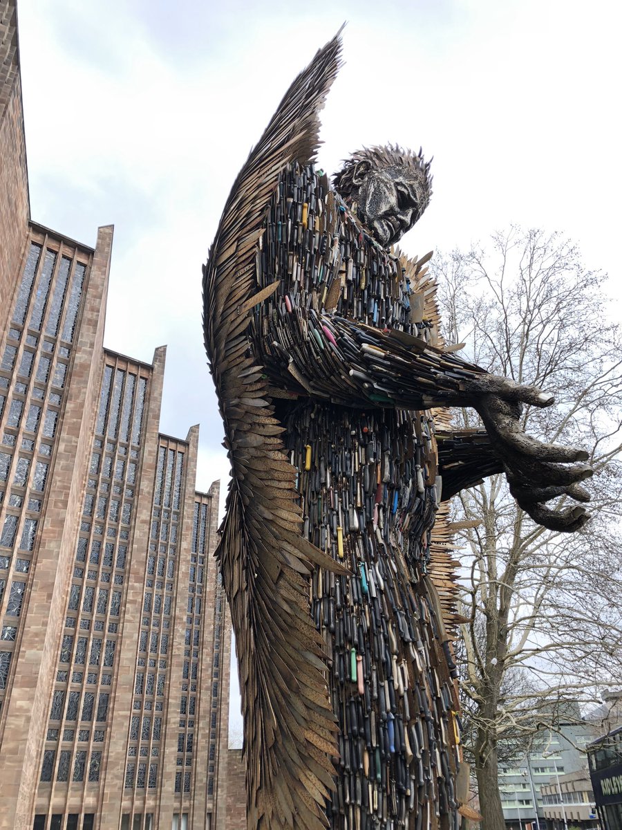 JuliaSnowdin's tweet photo. This morning I feel I need to repost the #knifeangle after witnessing knife crime in Coventry city centre this morning. I was terrified and now I am so sad for those who’s lives have got tangled up in it. Please repost the #knifeangel we really need this to end https://t.co/nwXqB9CQew