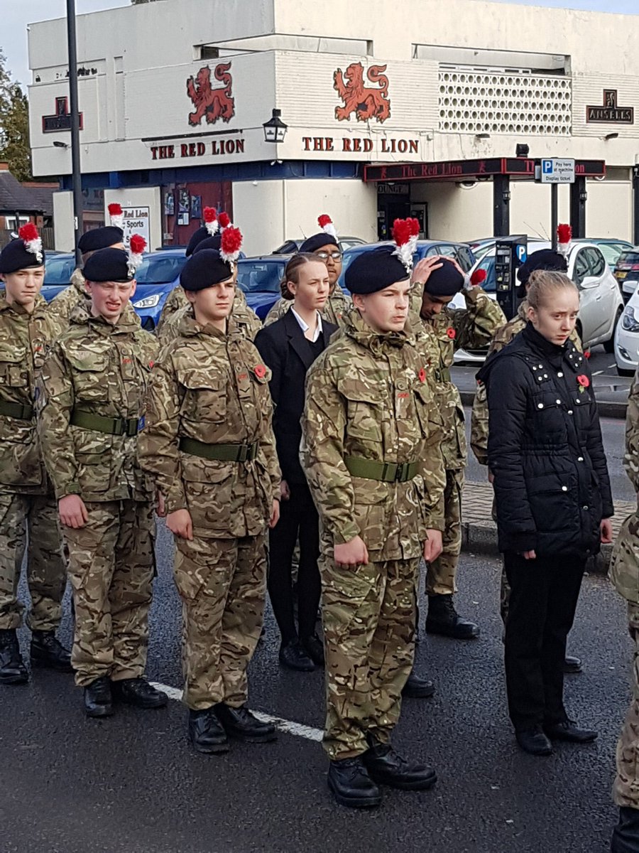 One of our Year 8 students proudly taking part in a local Remembrance Parade and Service on Sunday.