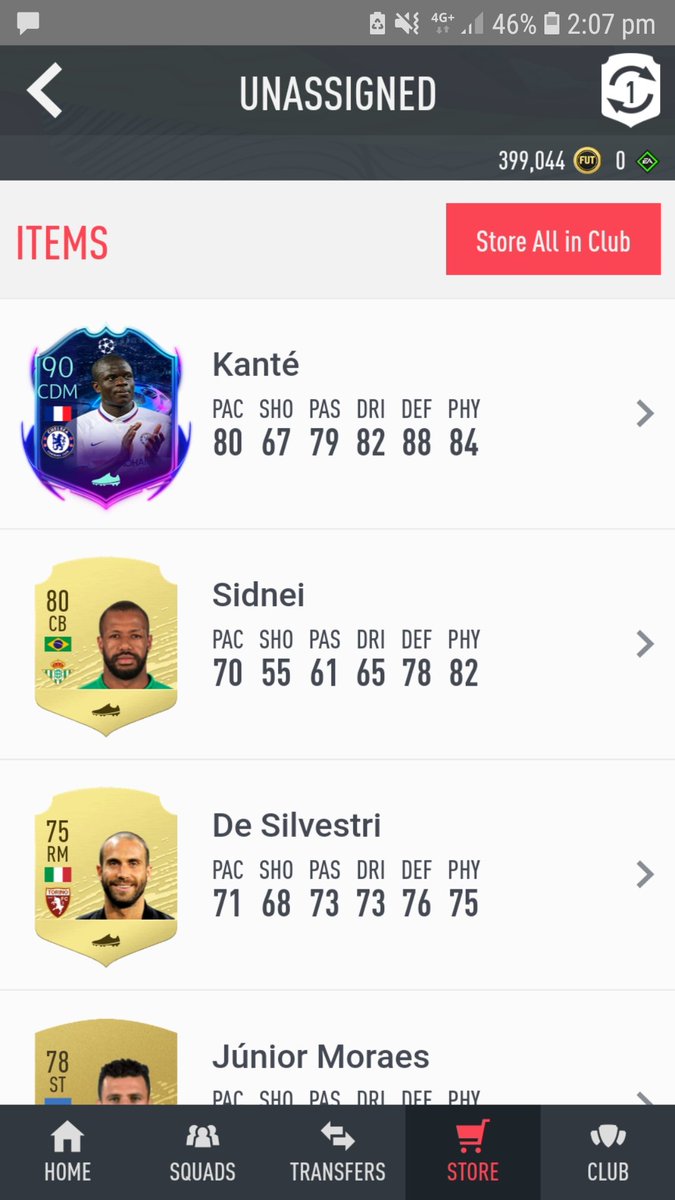 edge_lufc's tweet photo. Couldn't write it, was 100k short for kante to finish off my new team for fut champs this weekend and then packed this bad boy. Take everything back that I said about EA, shit cunts. 😍😍 #FIFA20 #dontreally https://t.co/aeaPhMvc7C