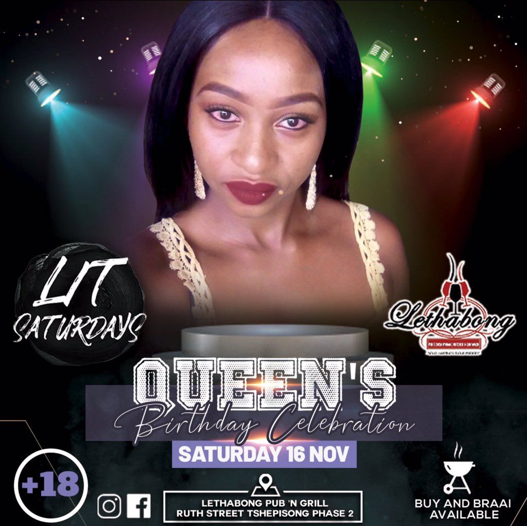 PubLethabong's tweet photo. Weekend set for you . Tomorrow we have a few new DJs who are gonna blast the stage . Saturday we celebrate the queen and have a Lit Saturday 👌🏾✨.Sunday we keep it Soulfull 😊❤️

#LethabongResidentDJSearch
#LitSaturdays 
#LethabongBirthdays 
#SoulfulSundays https://t.co/DfFbdtIQ9X