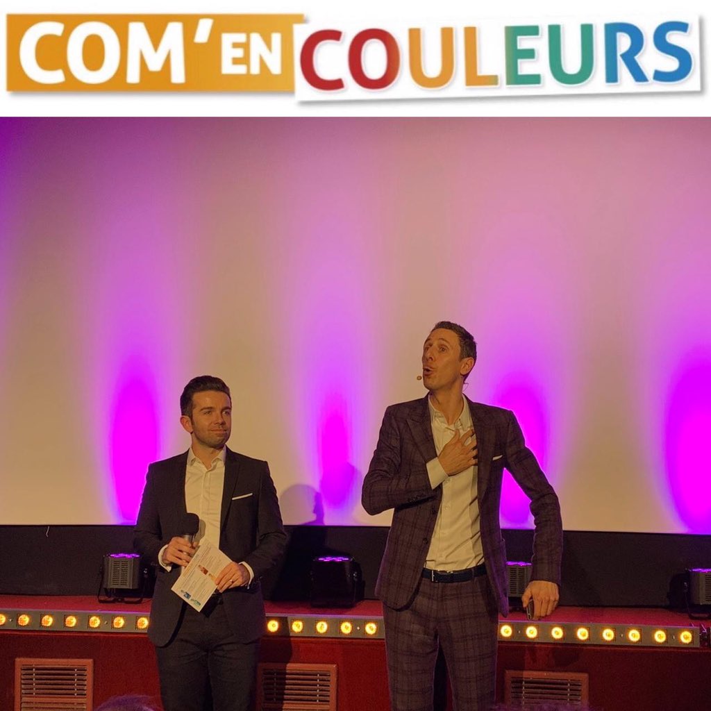 LaurentCousinne's tweet image. Toujours un régal de revoir ce spectacle de la Com&apos;​ en Couleurs 🔴🔵🟢🟡 avec Vincent Lemaire et Gary Vercruysse au Grand Rex
#Communication #MéthodeDISC