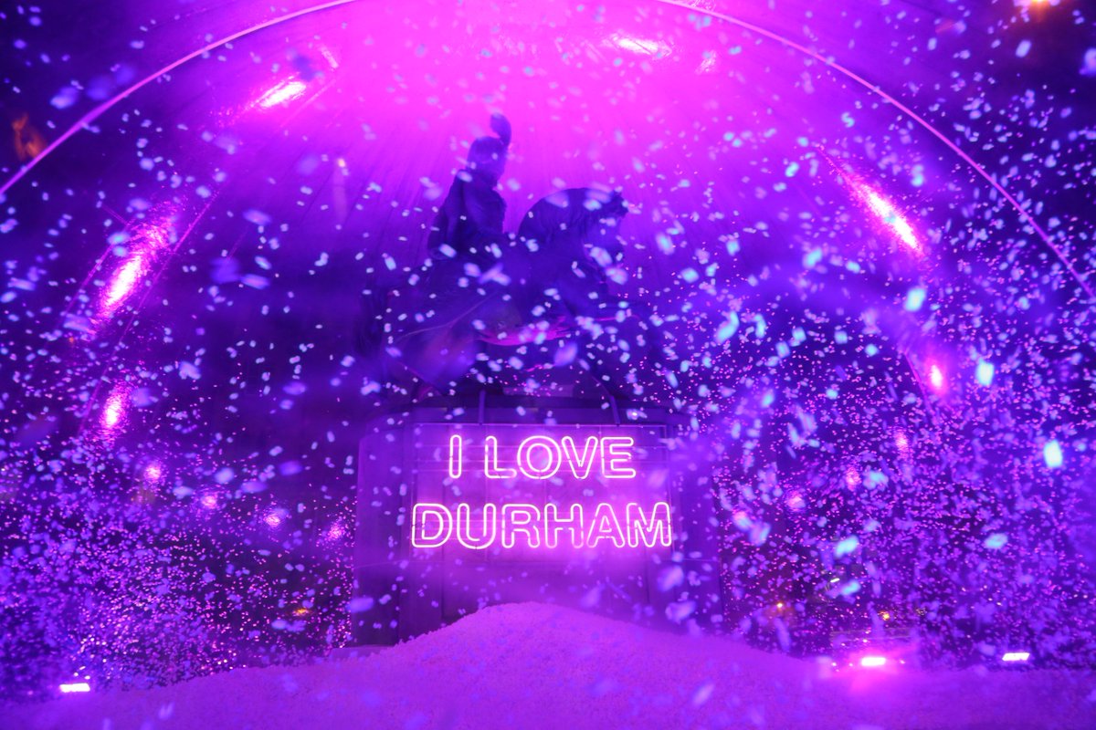 Sneak peek of the #LumiereDurham last night. Who else is getting excited?
#Lumiere2019 #durham #ilovedurham