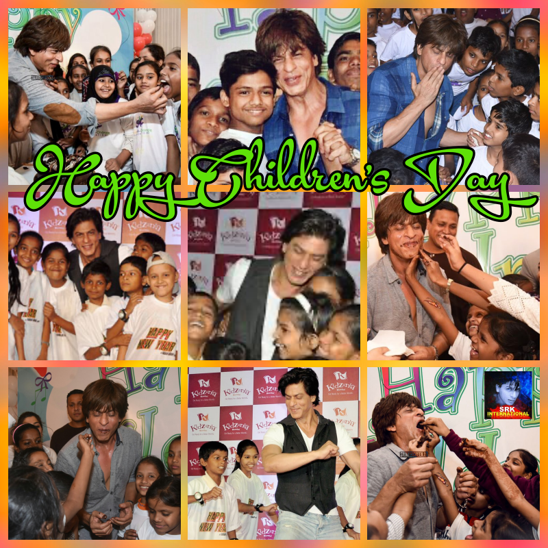 SRKInternationl's tweet photo. Happy Children's Day https://t.co/9cgYFL4Eoz
