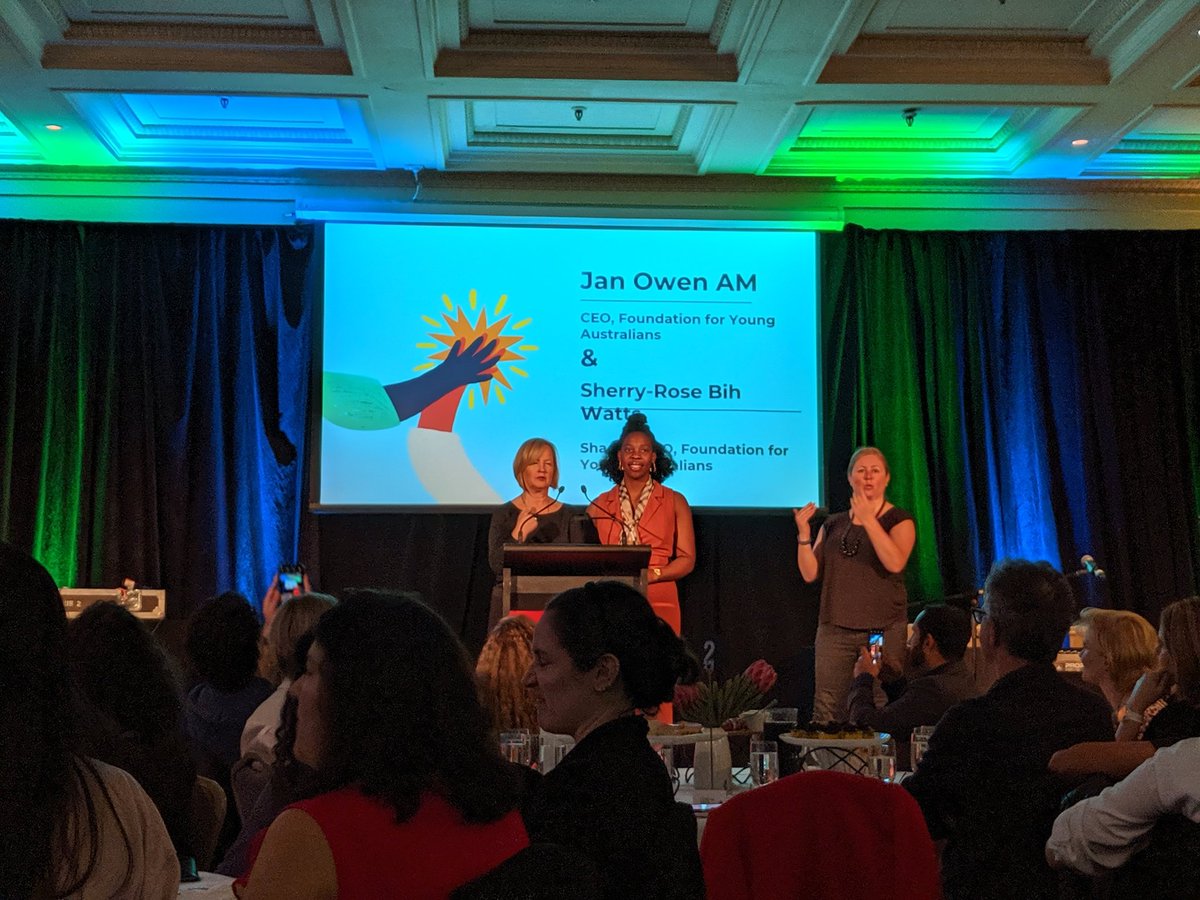 EliseInTheWoods's tweet image. Fantastic to be here in Melbourne at the @fya_org #UnleashedAwards, Australia&apos;s only national awards for youth entrepreneurship and social enterprise. #youth #leadership