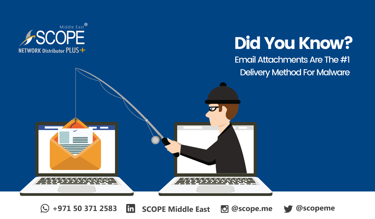 scopeme's tweet photo. #TechTip : Never open up emails, especially email attachments, from an email address you do not recognize. Never open up attachments that sound suspicious, even if they come from a contact you know. 
#DidYouknow #TechFactsThursday #TechFacts  #securityawareness #cybersecurity https://t.co/xiN86Wq41f