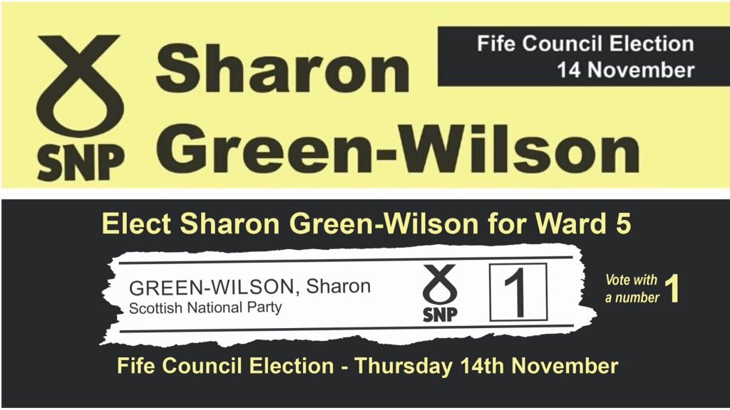 DougChapmanSCO's tweet photo. Itβs polling day in West Fife. If you live in Dunfermline Central itβs a β1β for @derekgglen and in Rosyth itβs a β1β for @sharonwilsonsnp to elect more @theSNP councillors onto Fife Council. https://t.co/q2acwnrRng