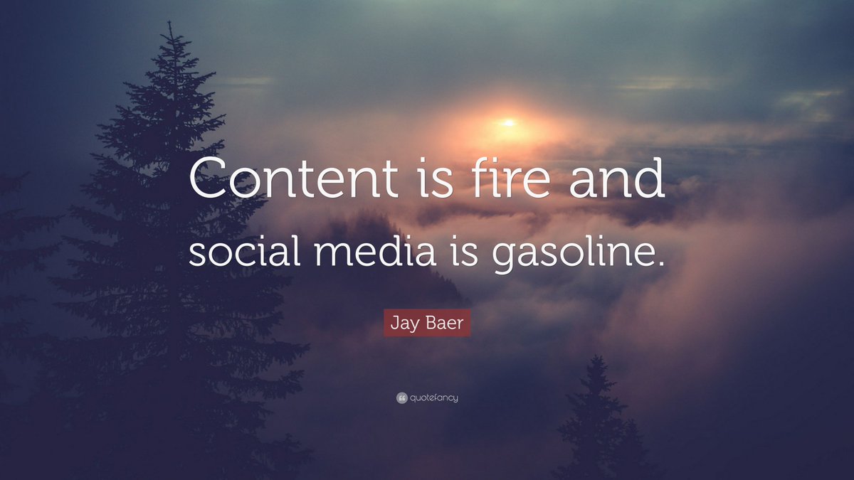 AstralMarketing's tweet photo. Content is Fire &amp; Social Media is Gasoline - Jay Baer
#socialmedia #socialmediamarketing #digitalmarketingtips https://t.co/Ka1IsbyOWz