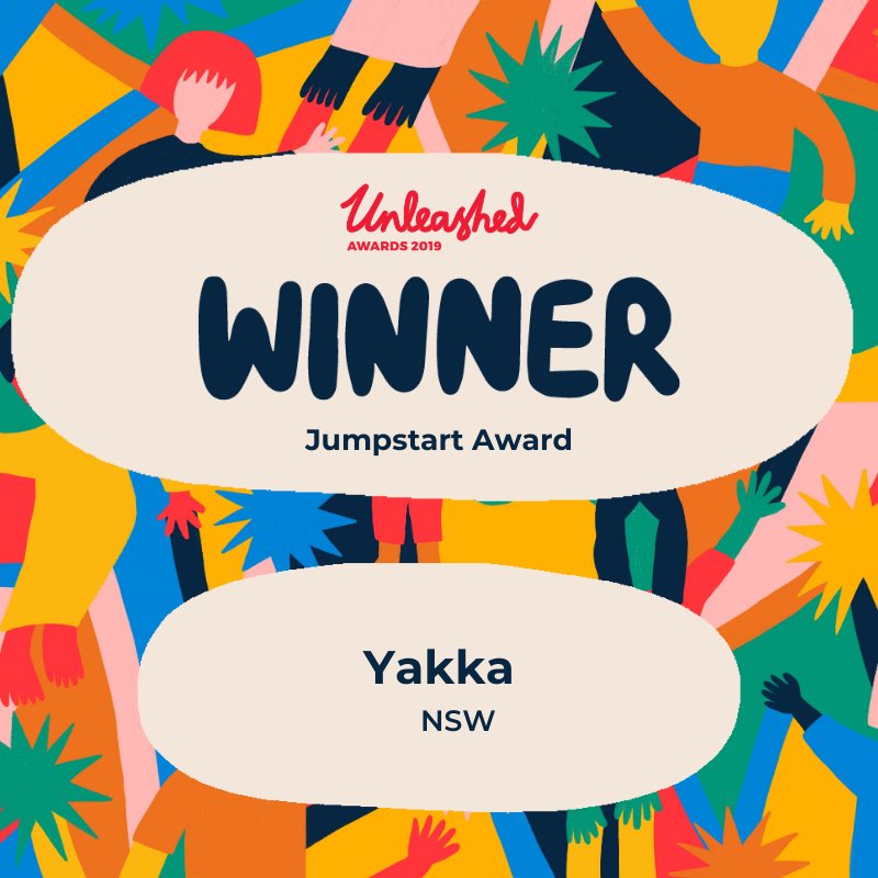 fya_org's tweet image. Presented by Ally Watson of @codelikeagirlau, also a #YSP2016 alumni, the winner of the Jumpstart Award is Yakka! Congrats 🥳 #unleashedawards