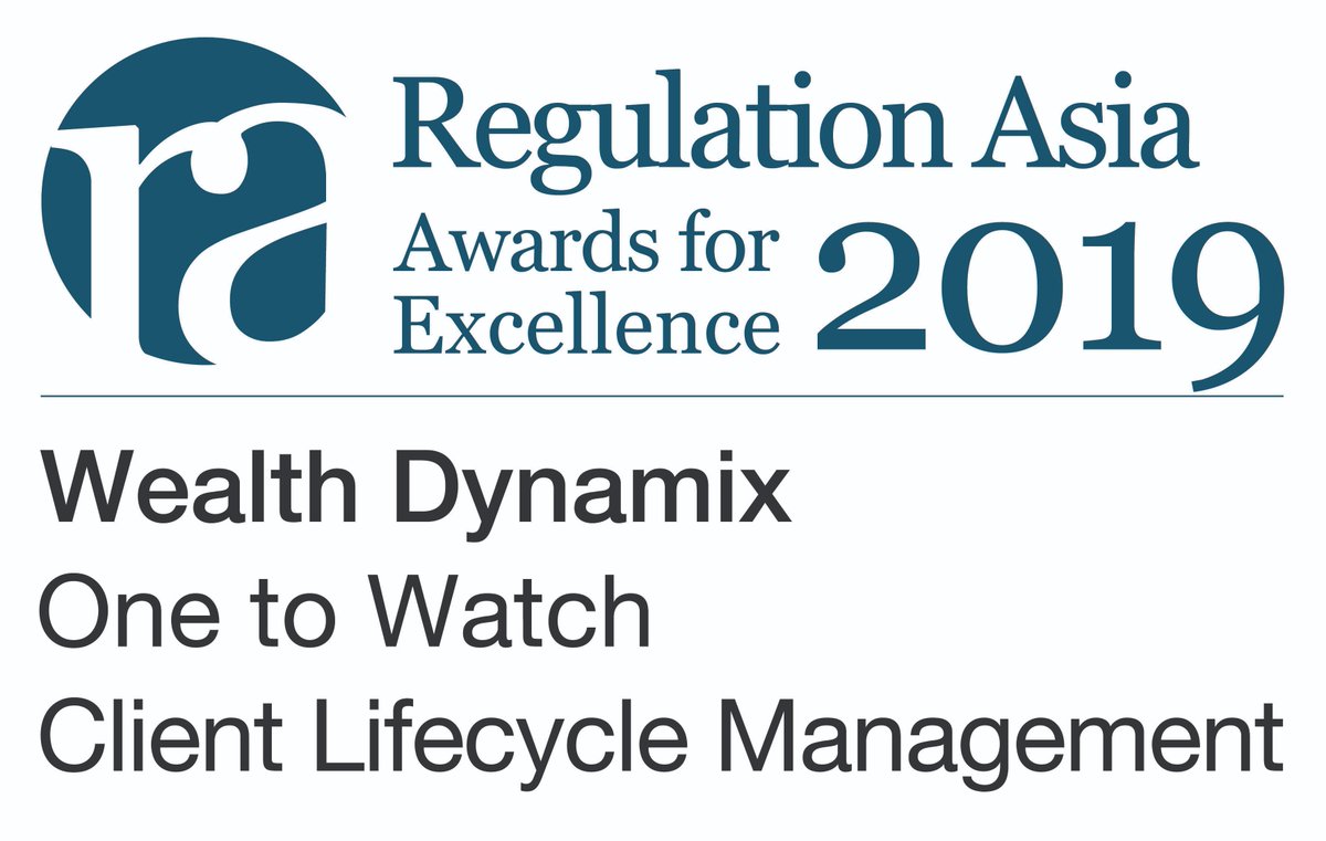 AYUMIdesuganani's tweet image. RT @heavens_lucy: .@Wealth_Dynamix has been recognised as ‘One to Watch’ by @RegulationAsia, citing our #ClientLifecycleManagement solution as an innovative technology solving some of the industry’s biggest regulatory challenges. Read more about it here …