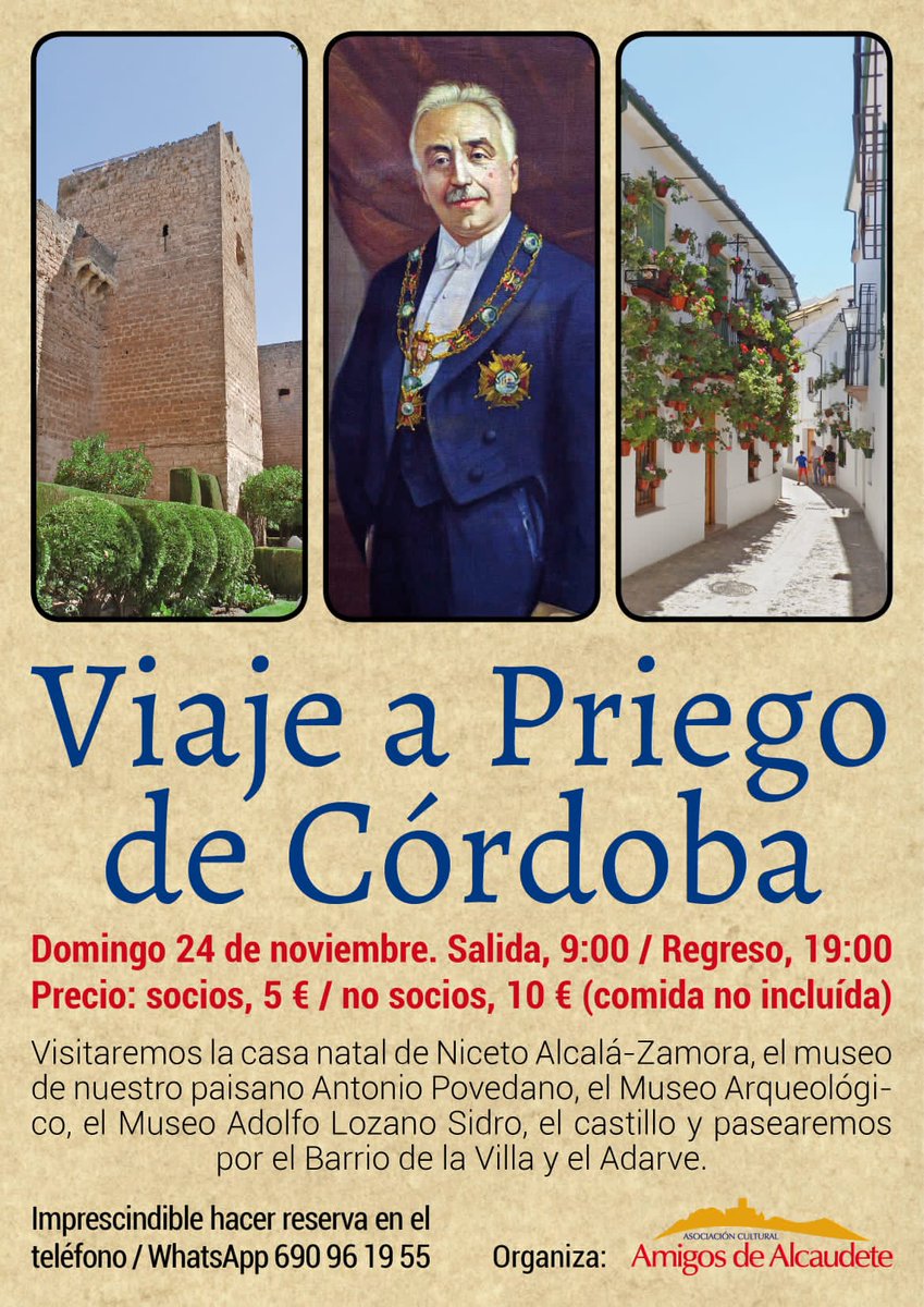 AmigosdeA's tweet photo. No te quedes en casa y VENTE CON NOSOTROS EL DOMINGO 24 NOV!!! #Ada #Alcaudete https://t.co/lN8UmDKeMe