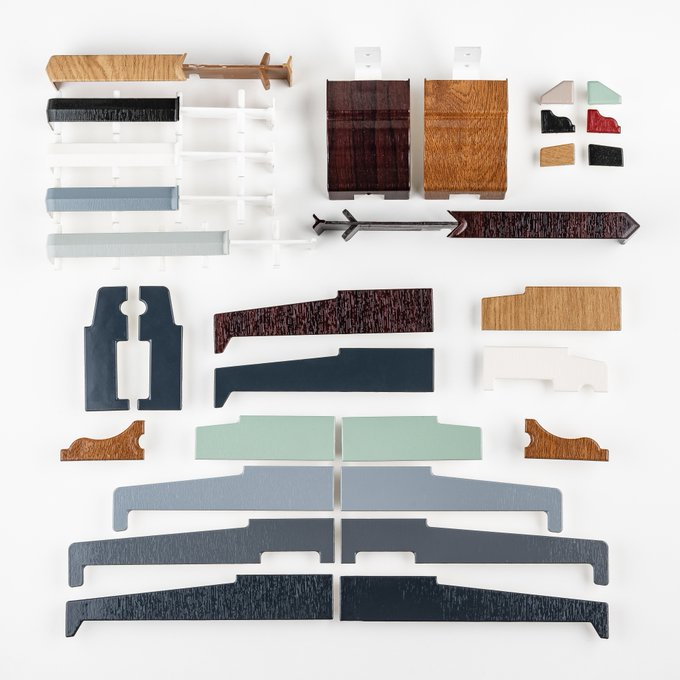 You can spray paint your #mouldings if you’re happy with a compromise. If you want the real deal, choose our #vacuumfoiling. 

The perfect finish to every project✔️
bit.ly/2ScXQAa