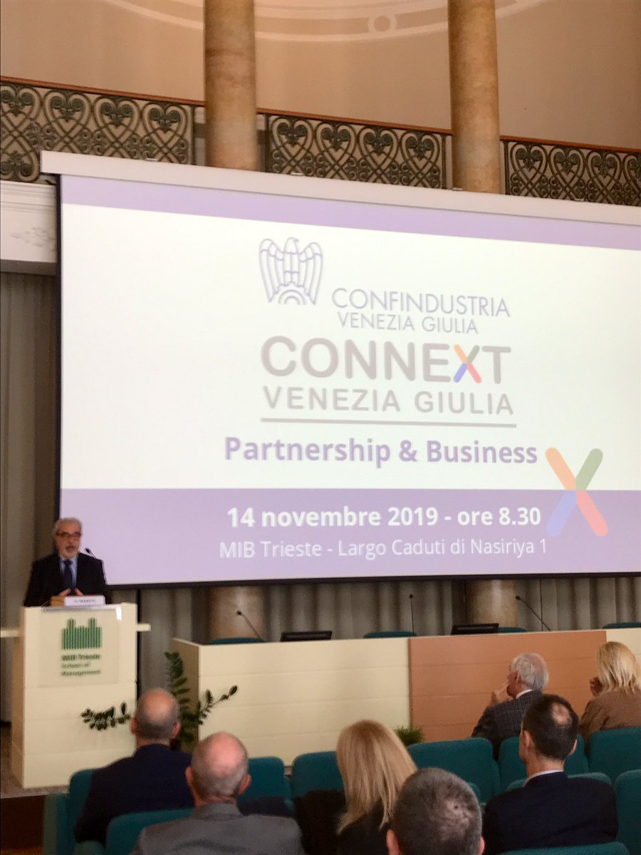 ConfindustriaAA's tweet photo. Razeto: grazie allo #sviluppo del @PortodiTrieste ora possiamo dire a livello internazionale ��la mia #azienda sta a #Trieste” e non più “vicino a Venezia e al confine con la Slovenia”. dobbiamo sfruttare questa notorietà per attrarre nuove #imprese. #ConnextVG #Connext https://t.co/GGcXPuKgRs
