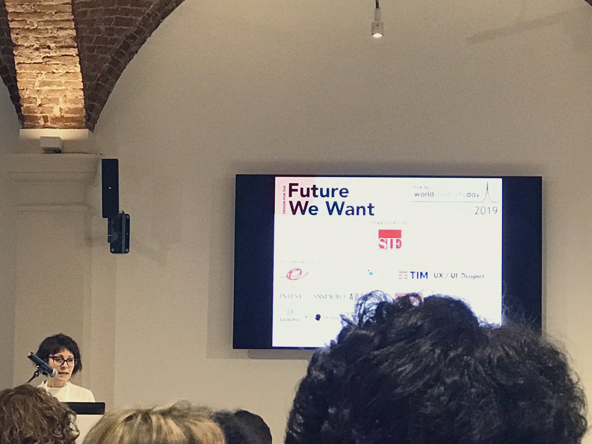 Oggi io ed @eri_trabiccolo siamo al <a href="/WudTorino/">WUD Torino</a> per imparare a progettare il futuro che vogliamo. #wud2019 #WorldUsabilityDay2019 <a href="/SilviaGilotta/">Silvia Gilotta</a>