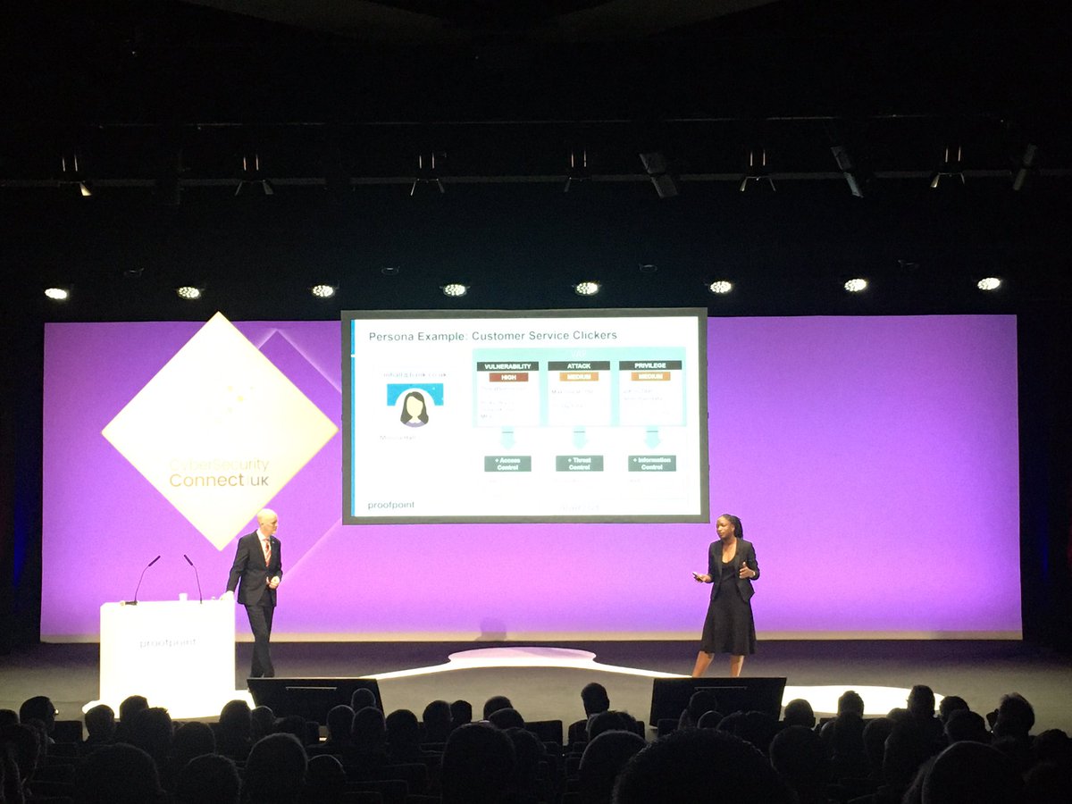 CSConnectUK's tweet image. Live from @proofpoint keynote: Executives have significant vulnerabilities and need training, as well as, multi factor authentication to protect from being credential phished #csconnect #cybersecurity